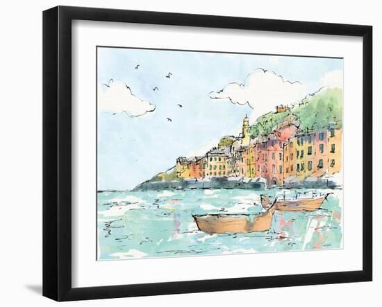 Portofino I-Anne Tavoletti-Framed Art Print