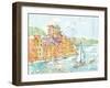 Portofino II-Anne Tavoletti-Framed Art Print