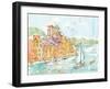 Portofino II-Anne Tavoletti-Framed Art Print