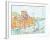 Portofino II-Anne Tavoletti-Framed Premium Giclee Print