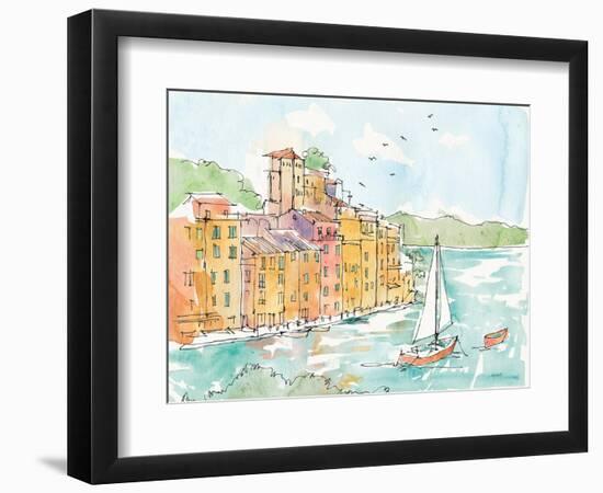 Portofino II-Anne Tavoletti-Framed Premium Giclee Print