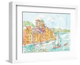 Portofino II-Anne Tavoletti-Framed Premium Giclee Print