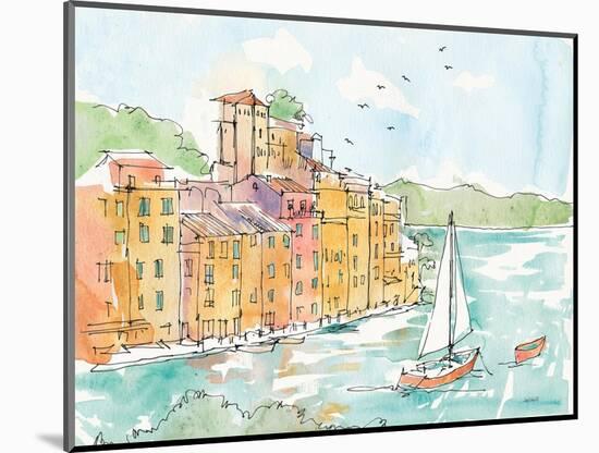 Portofino II-Anne Tavoletti-Mounted Premium Giclee Print