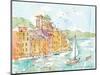 Portofino II-Anne Tavoletti-Mounted Premium Giclee Print