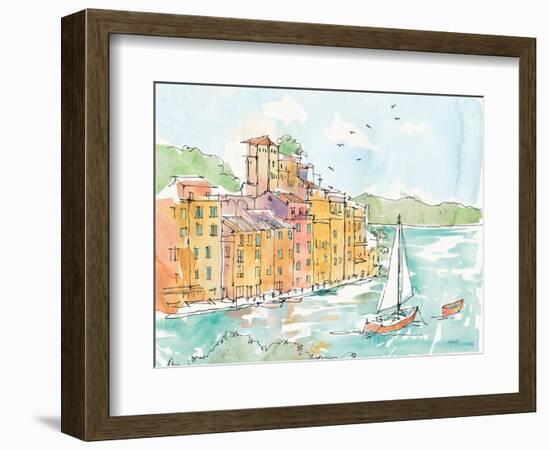 Portofino II-Anne Tavoletti-Framed Art Print