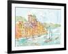 Portofino II-Anne Tavoletti-Framed Art Print