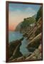 Portofino, Italy. Gola Dell' Inferno. Postcard Sent in 1913-Italian Photographer-Framed Giclee Print