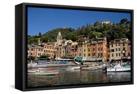 Portofino Italy II-Charles Bowman-Framed Stretched Canvas