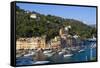 Portofino Italy-Charles Bowman-Framed Stretched Canvas