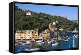 Portofino Italy-Charles Bowman-Framed Stretched Canvas