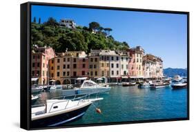 Portofino, Liguria, Italy, Europe-Peter Groenendijk-Framed Stretched Canvas