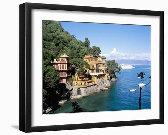 Portofino, Liguria, Italy, Mediterranean-Oliviero Olivieri-Framed Photographic Print