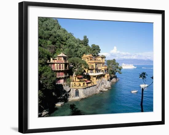 Portofino, Liguria, Italy, Mediterranean-Oliviero Olivieri-Framed Photographic Print