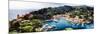 Portofino Panorama, Liguria, Italy-George Oze-Mounted Photographic Print