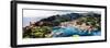 Portofino Panorama, Liguria, Italy-George Oze-Framed Photographic Print