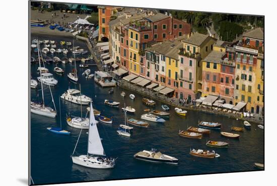 Portofino, Riviera Di Levante, Liguria, Italy, Europe-Charles Bowman-Mounted Photographic Print