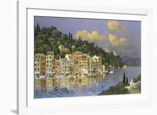 Portofino Sunlight-Lucio Sollazzi-Framed Giclee Print