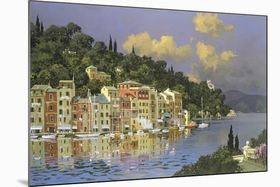 Portofino Sunlight-Lucio Sollazzi-Mounted Giclee Print