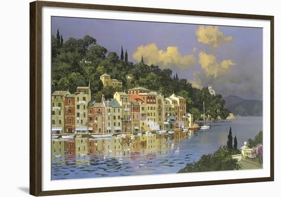 Portofino Sunlight-Lucio Sollazzi-Framed Giclee Print