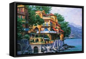 Portofino Villa-Howard Behrens-Framed Stretched Canvas