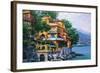 Portofino Villa-Howard Behrens-Framed Art Print