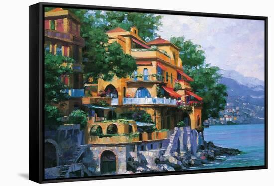 Portofino Villa-Howard Behrens-Framed Stretched Canvas