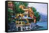 Portofino Villa-Howard Behrens-Framed Stretched Canvas