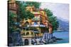 Portofino Villa-Howard Behrens-Stretched Canvas