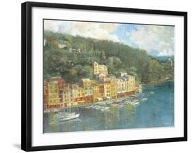 Portofino-Longo-Framed Giclee Print