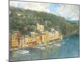 Portofino-Longo-Mounted Giclee Print