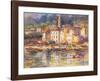 Portofino-Luigi Florio-Framed Art Print