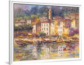 Portofino-Luigi Florio-Framed Art Print