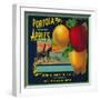 Portola Apple Crate Label - San Francisco, CA-Lantern Press-Framed Art Print