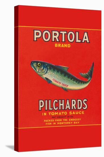 Portola Brand Pilchards-null-Stretched Canvas