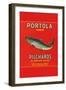 Portola Brand Pilchards-null-Framed Art Print