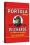 Portola Brand Pilchards-null-Stretched Canvas
