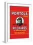 Portola Brand Pilchards-null-Framed Art Print