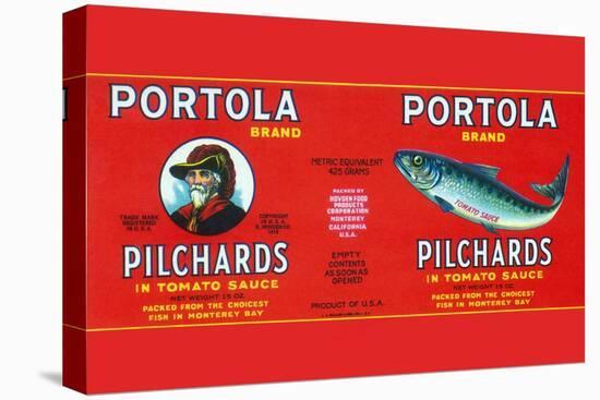 Portola Pilchards-null-Stretched Canvas