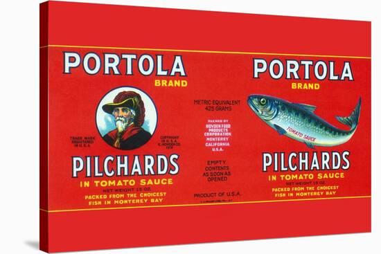 Portola Pilchards-null-Stretched Canvas