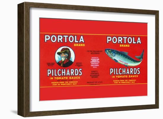 Portola Pilchards-null-Framed Art Print