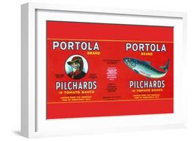 Portola Pilchards-null-Framed Art Print
