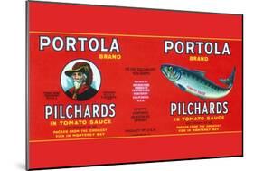 Portola Pilchards-null-Mounted Art Print