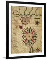 Portolan Chart, Map of Cairo, Egypt-null-Framed Giclee Print