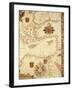 Portolan Chart of Ottoman Empire by Ioannes Superantius-null-Framed Giclee Print