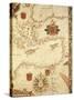 Portolan Chart of Ottoman Empire by Ioannes Superantius-null-Stretched Canvas