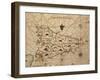 Portolan Chart of Sicily-null-Framed Giclee Print