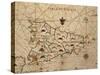 Portolan Chart of Sicily-null-Stretched Canvas