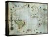 Portolan Chart of the Americas, Africa and Europe-Joao Teixeira Albernaz-Stretched Canvas