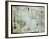 Portolan Chart of the Americas, Africa and Europe-Joao Teixeira Albernaz-Framed Giclee Print