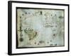 Portolan Chart of the Americas, Africa and Europe-Joao Teixeira Albernaz-Framed Giclee Print